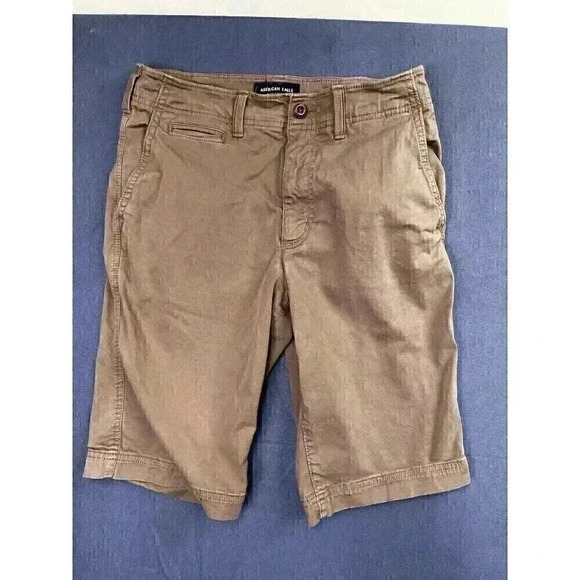 American Eagle Shorts men’s 28 Extreme Flex Classic Khaki Chino Shorts (0127) - Picture 1 of 7
